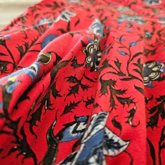 Plus Size ModCloth Red Floral A-Line Dress - Picture 14 of 15